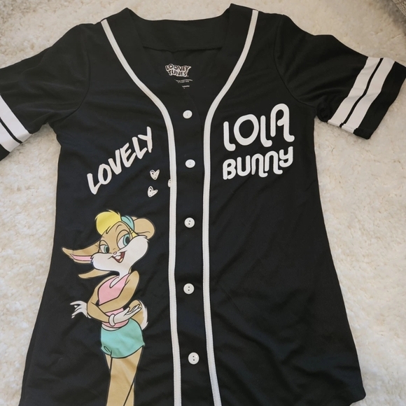 Warner Bros. Tops - Warner Bros. Black Lola Bunny Kids Jersey